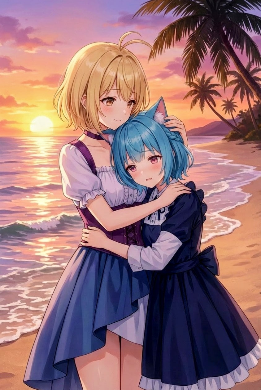 可愛がられるコトちゃん | の人気AIイラスト・グラビア