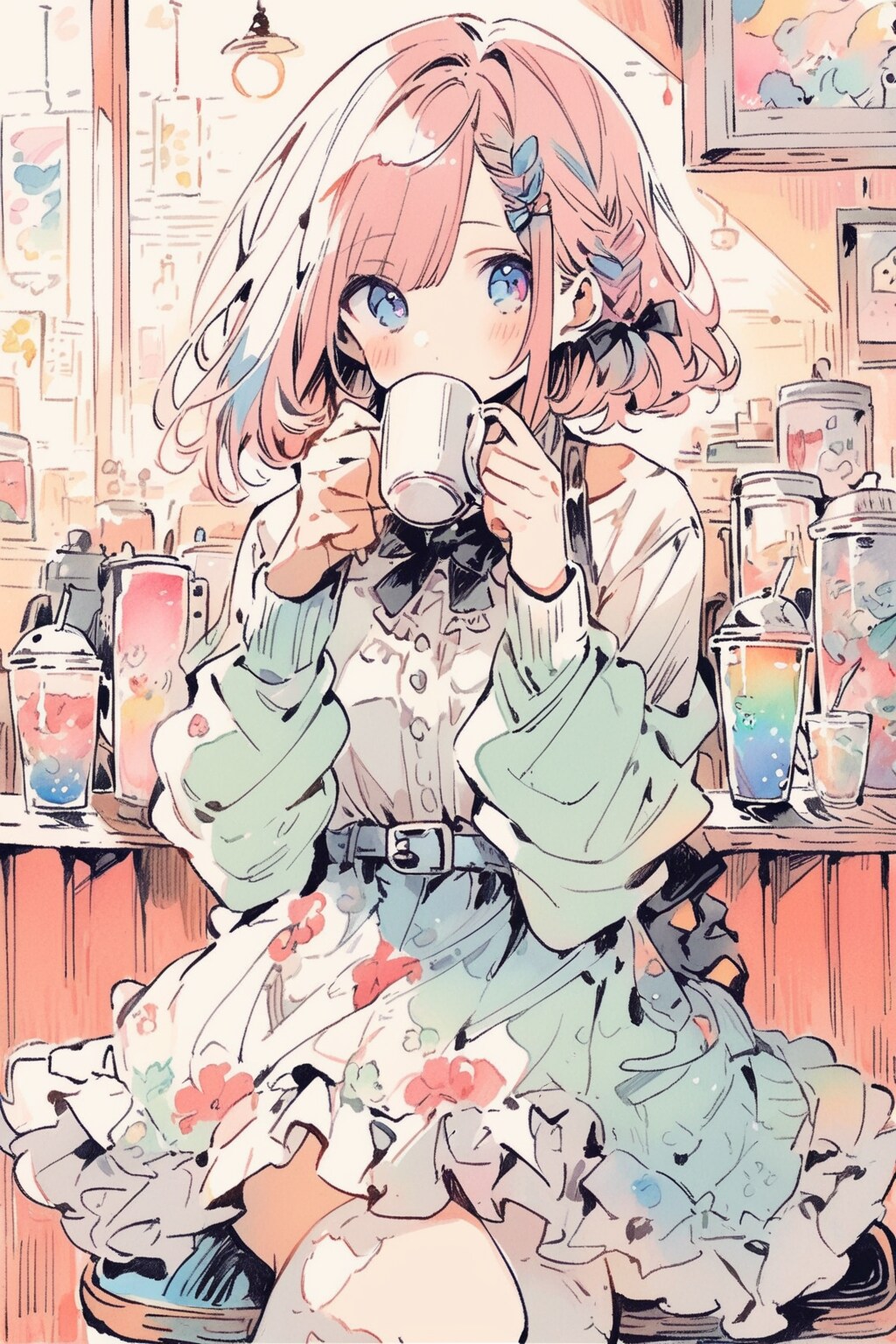 飲み物研究所の朝の日課