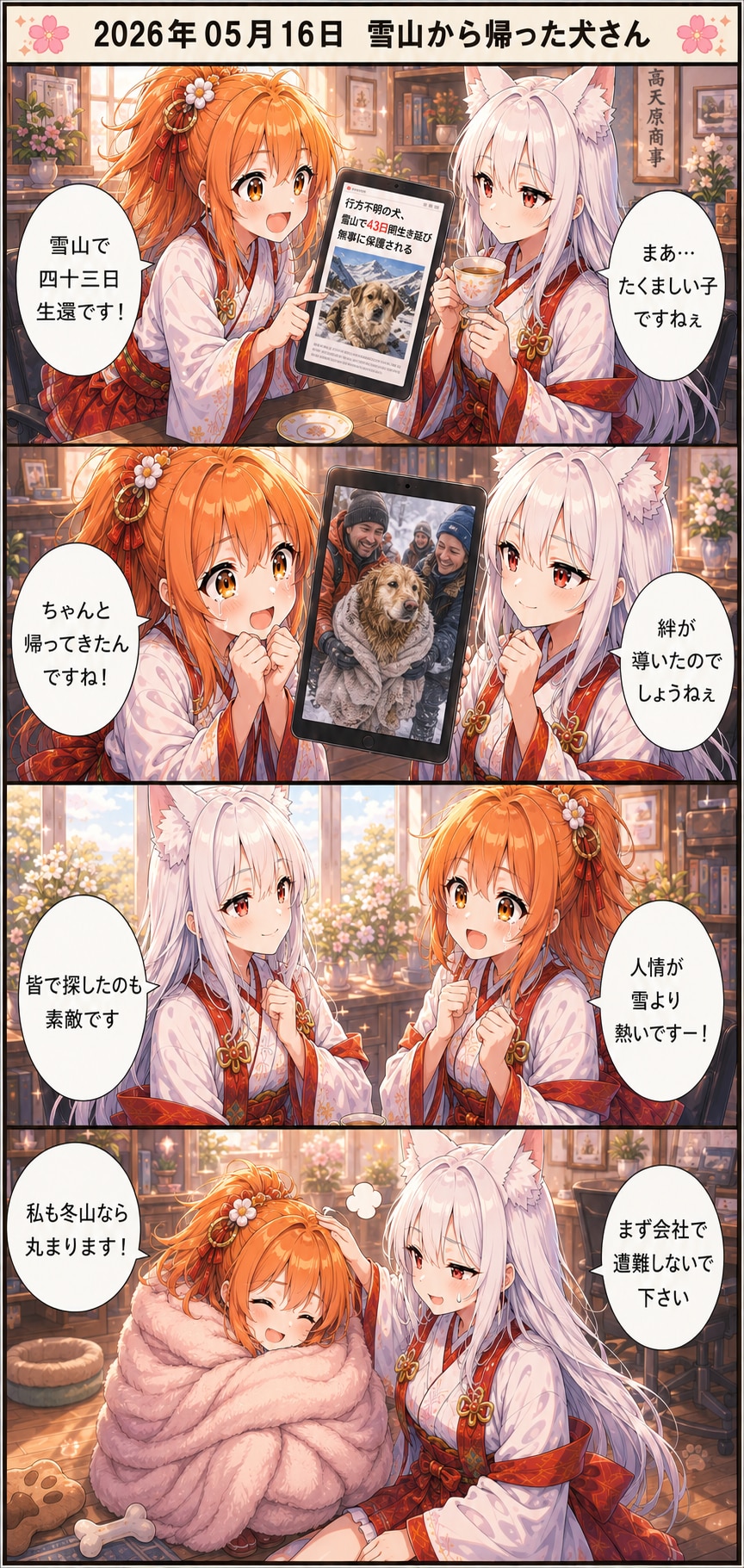 毎日漫画　10時　ほっこりニュース