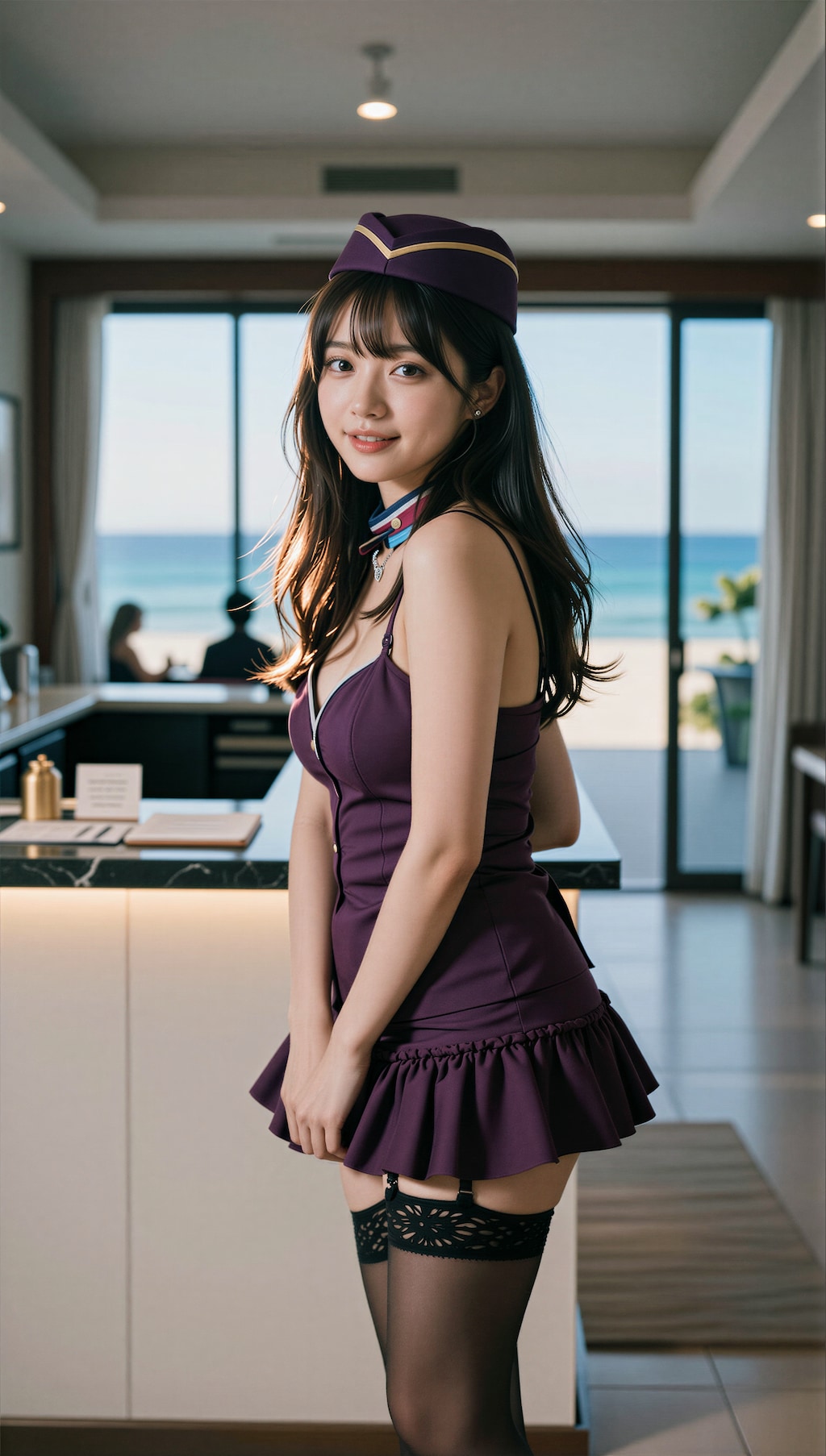 リゾートホテルの受付嬢 3