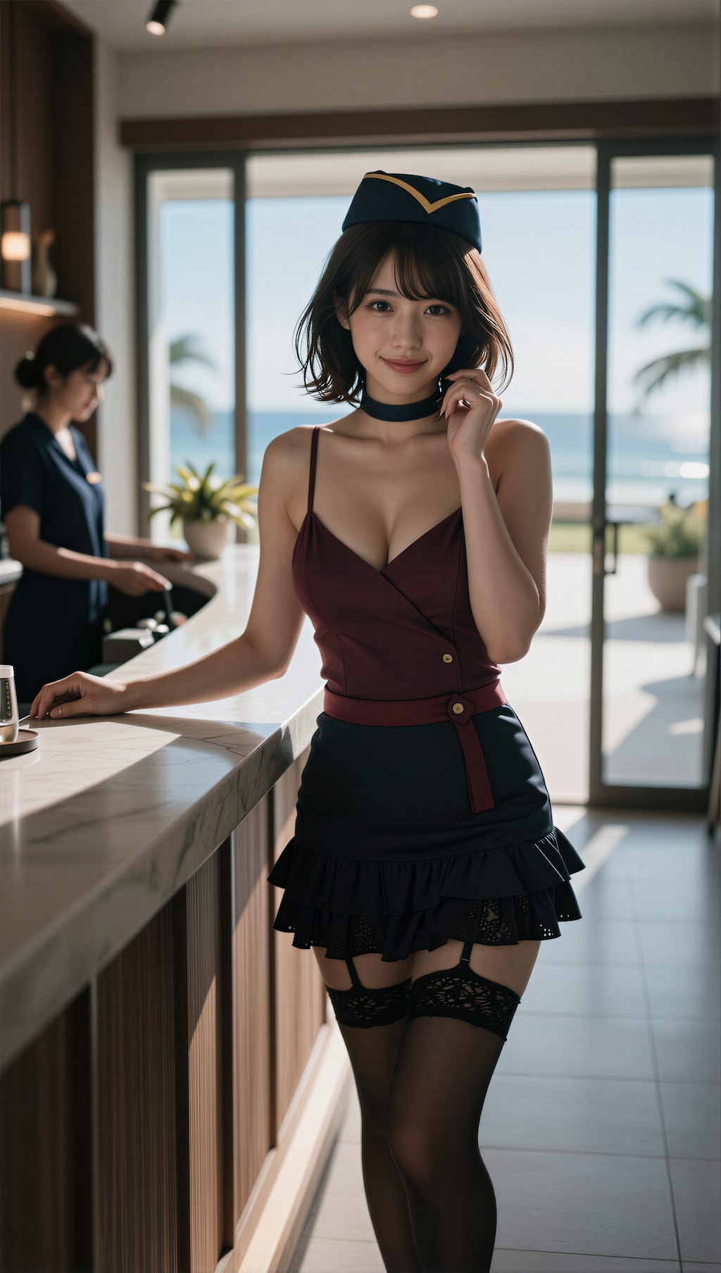 リゾートホテルの受付嬢 3