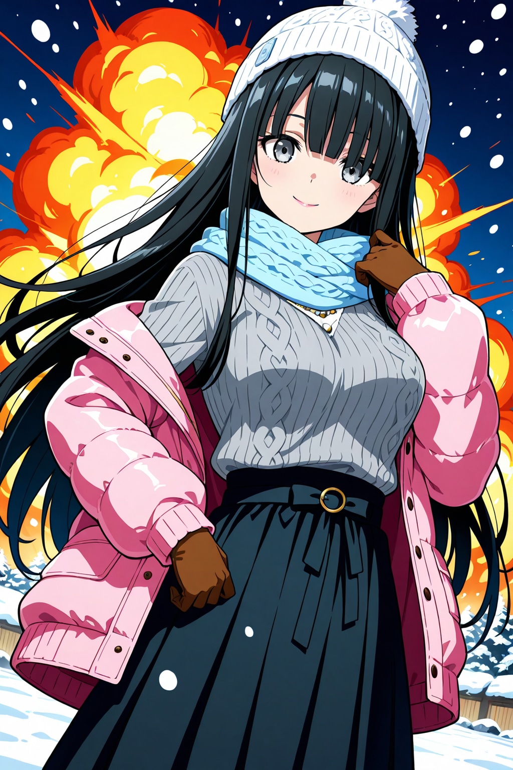 爆破完了