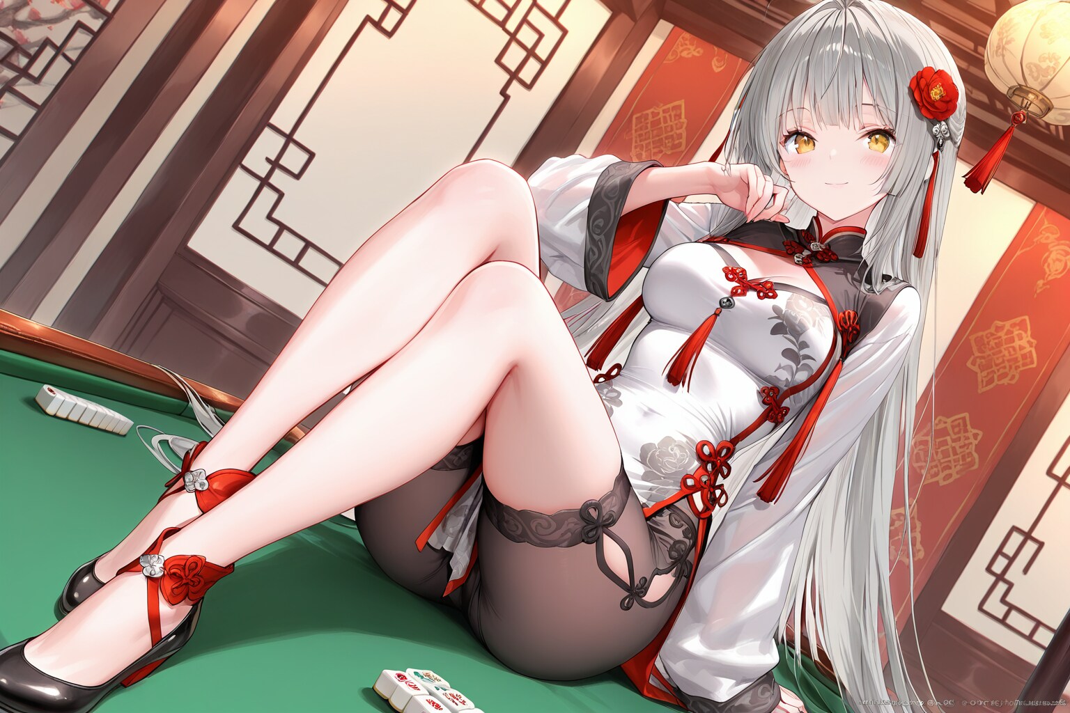 卓に乗らないで～