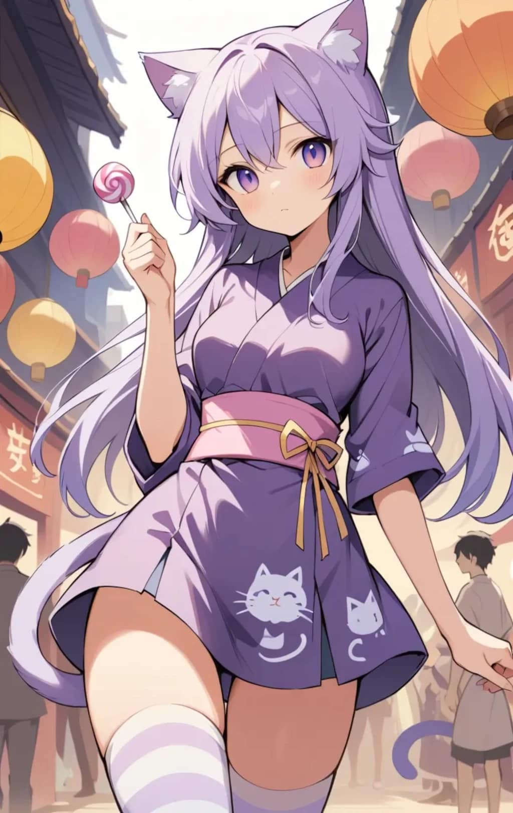 『夏だ！　浴衣だ！　ニーソだ！』inシオン。