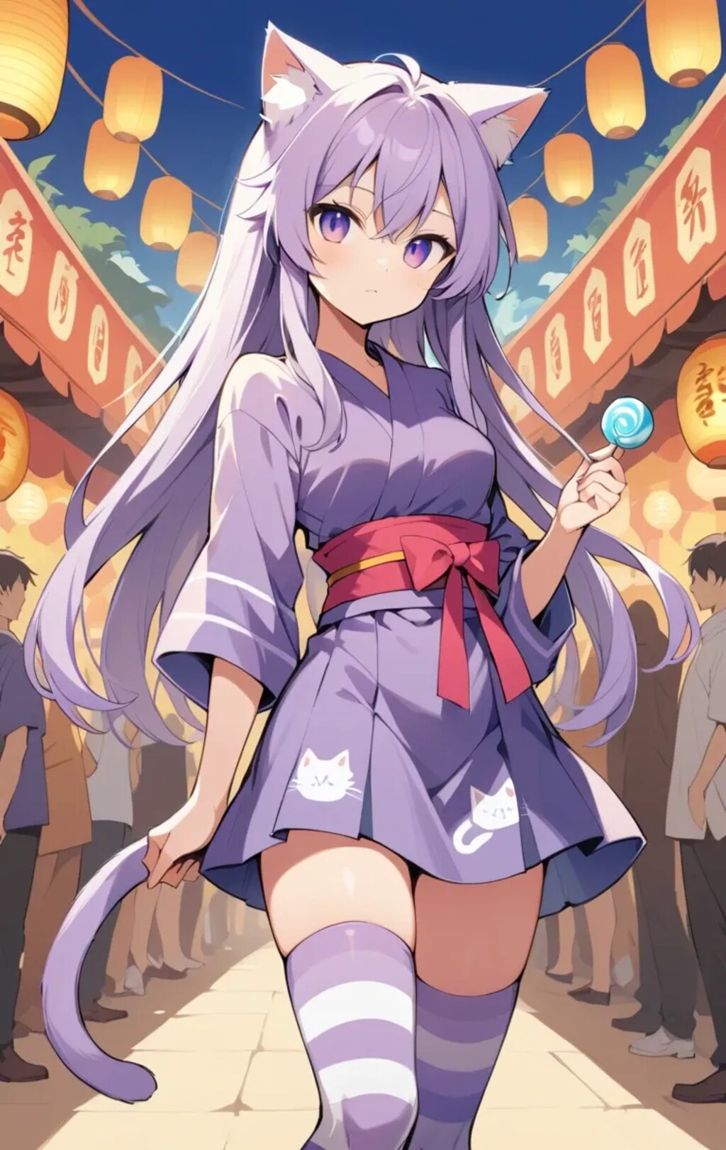 『夏だ！　浴衣だ！　ニーソだ！』inシオン。