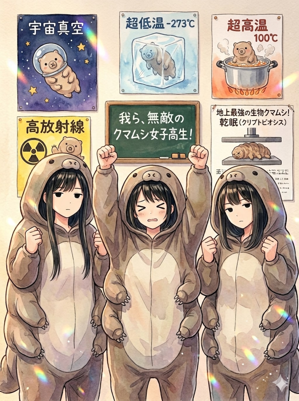 【一応閲覧注意】無敵のクマムシJK