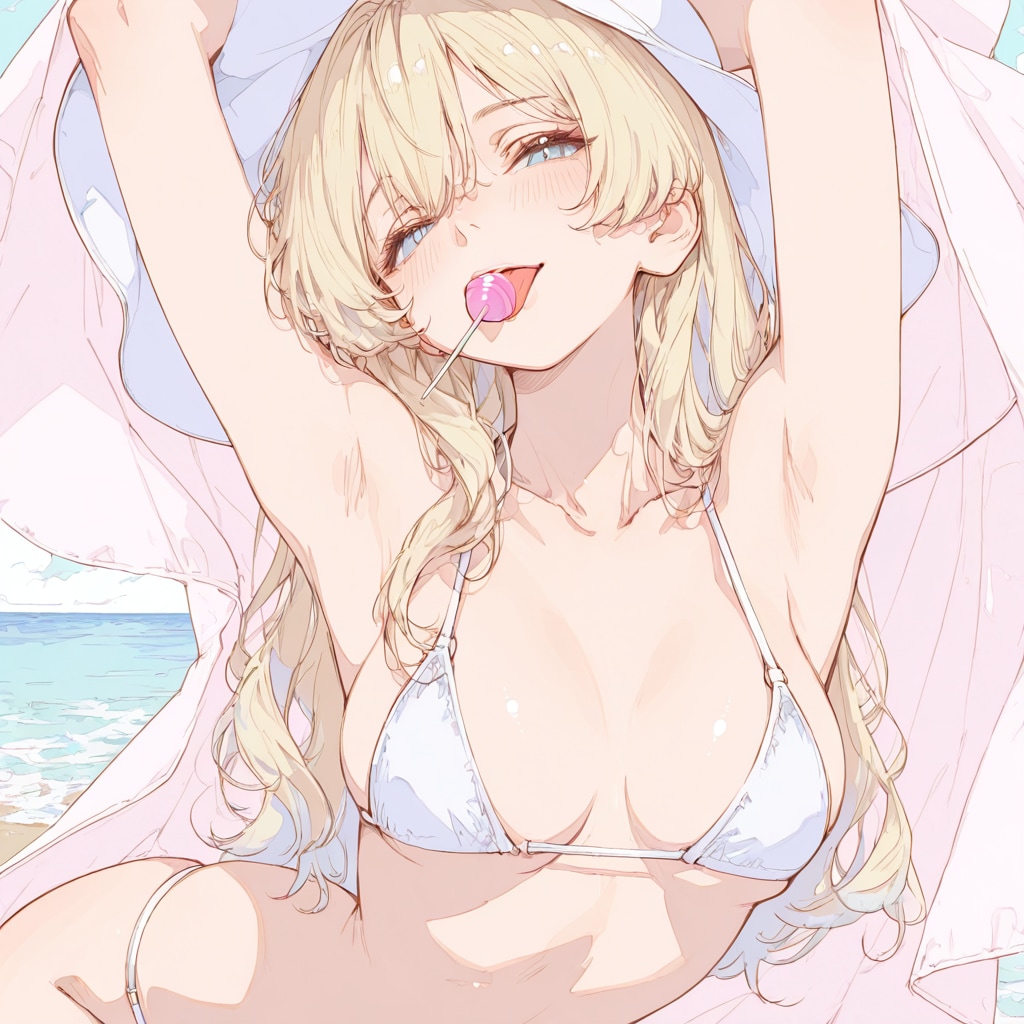 ビーチでデート3