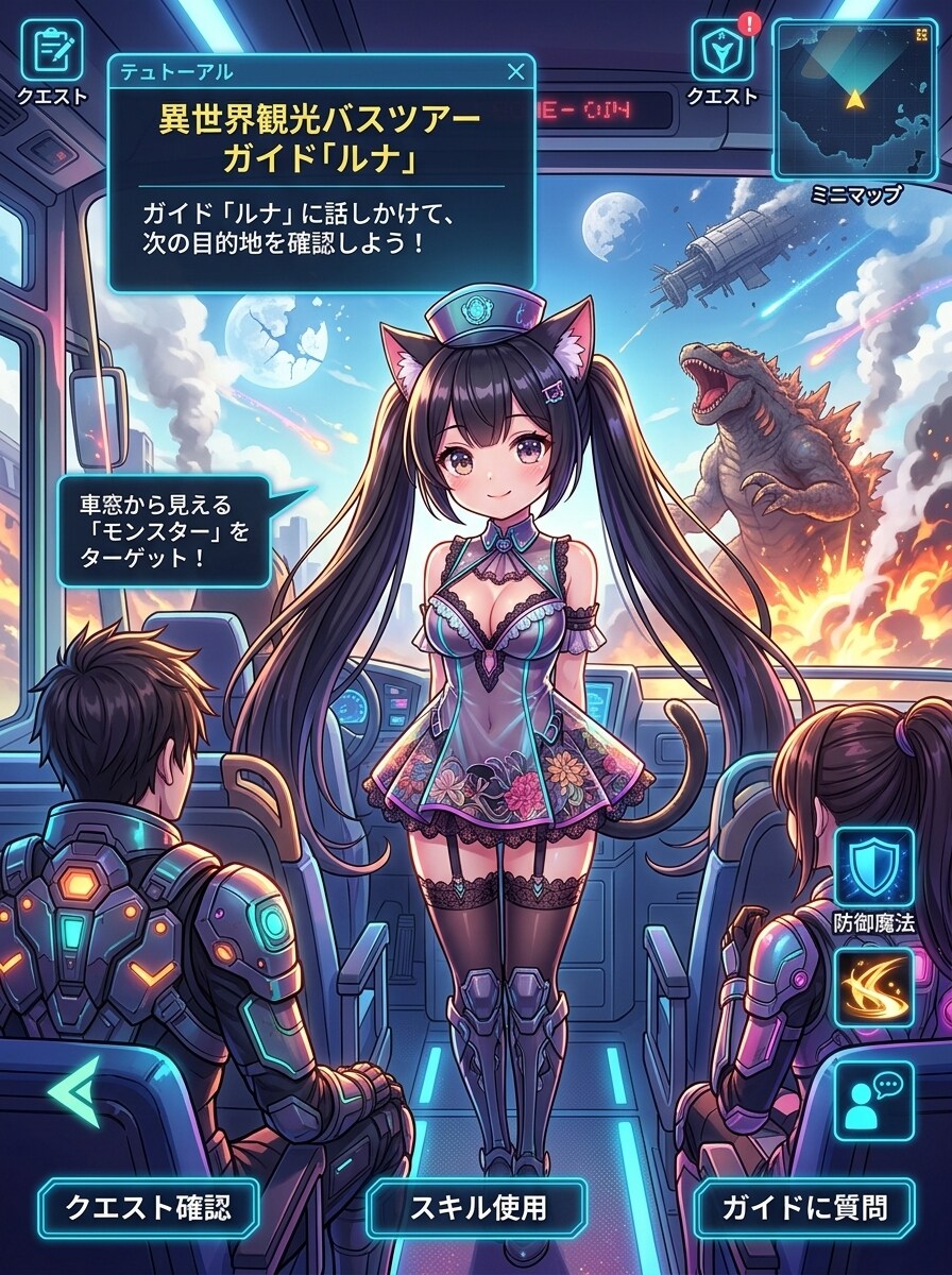 異世界バスツアー | の人気AIイラスト・グラビア