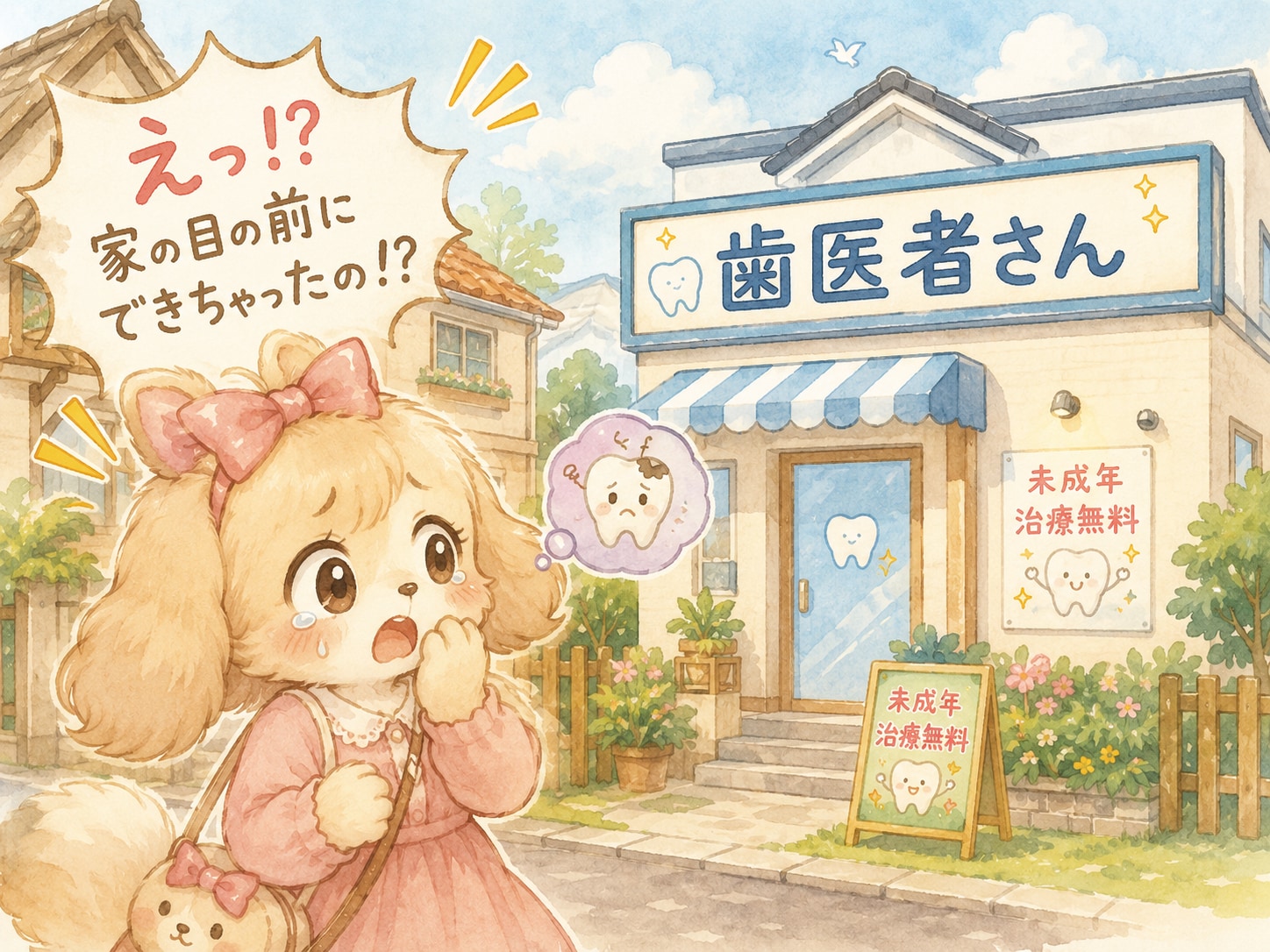 家の前にはいしゃさんができちゃった！？