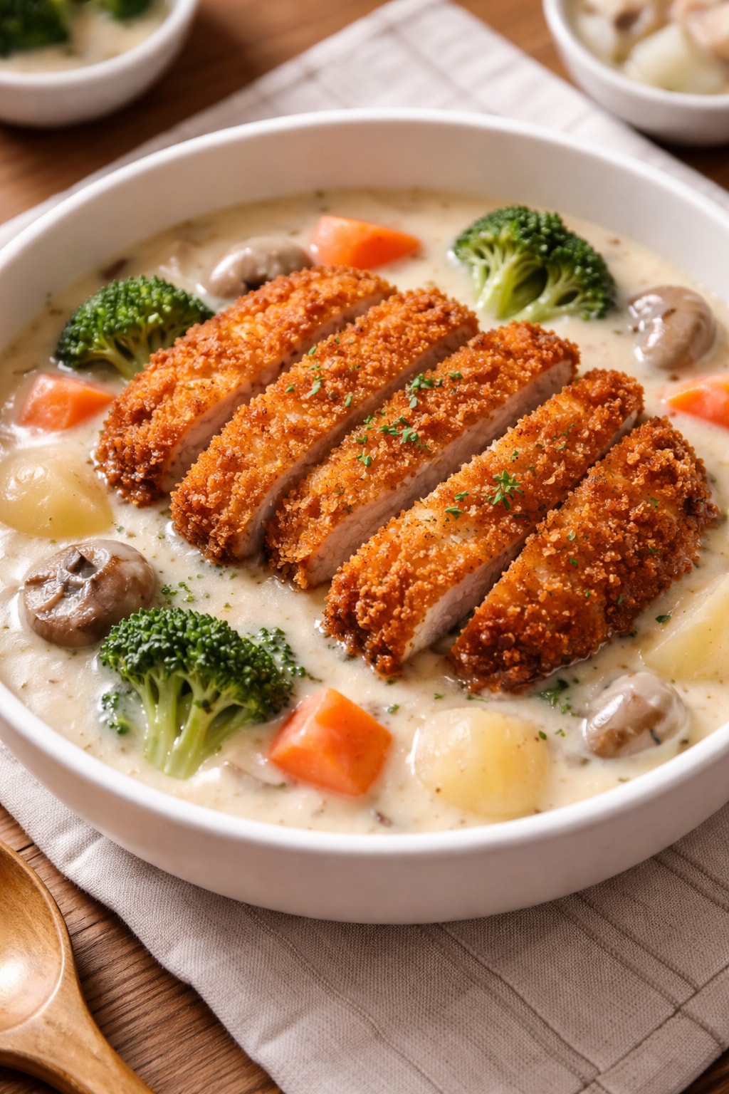 シチューにカツあり