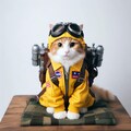 戦隊ヒロインになった猫 4枚目