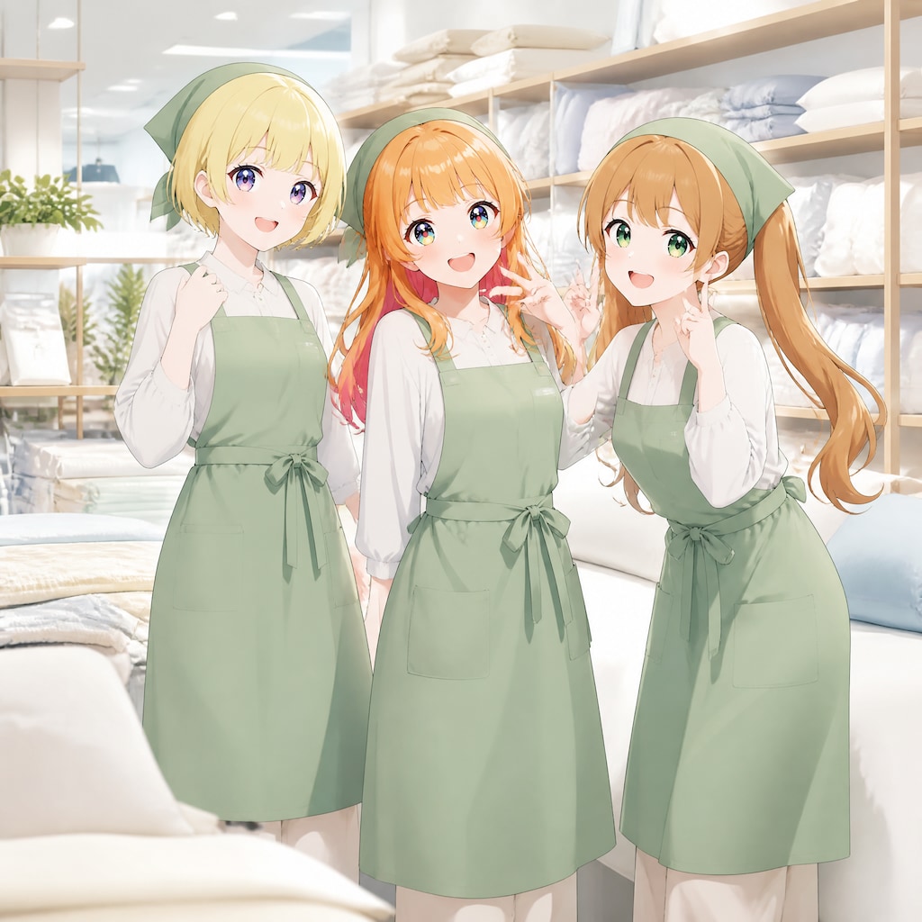 寝具売り場にて（１）3時のアイドル　GPTimages2.0