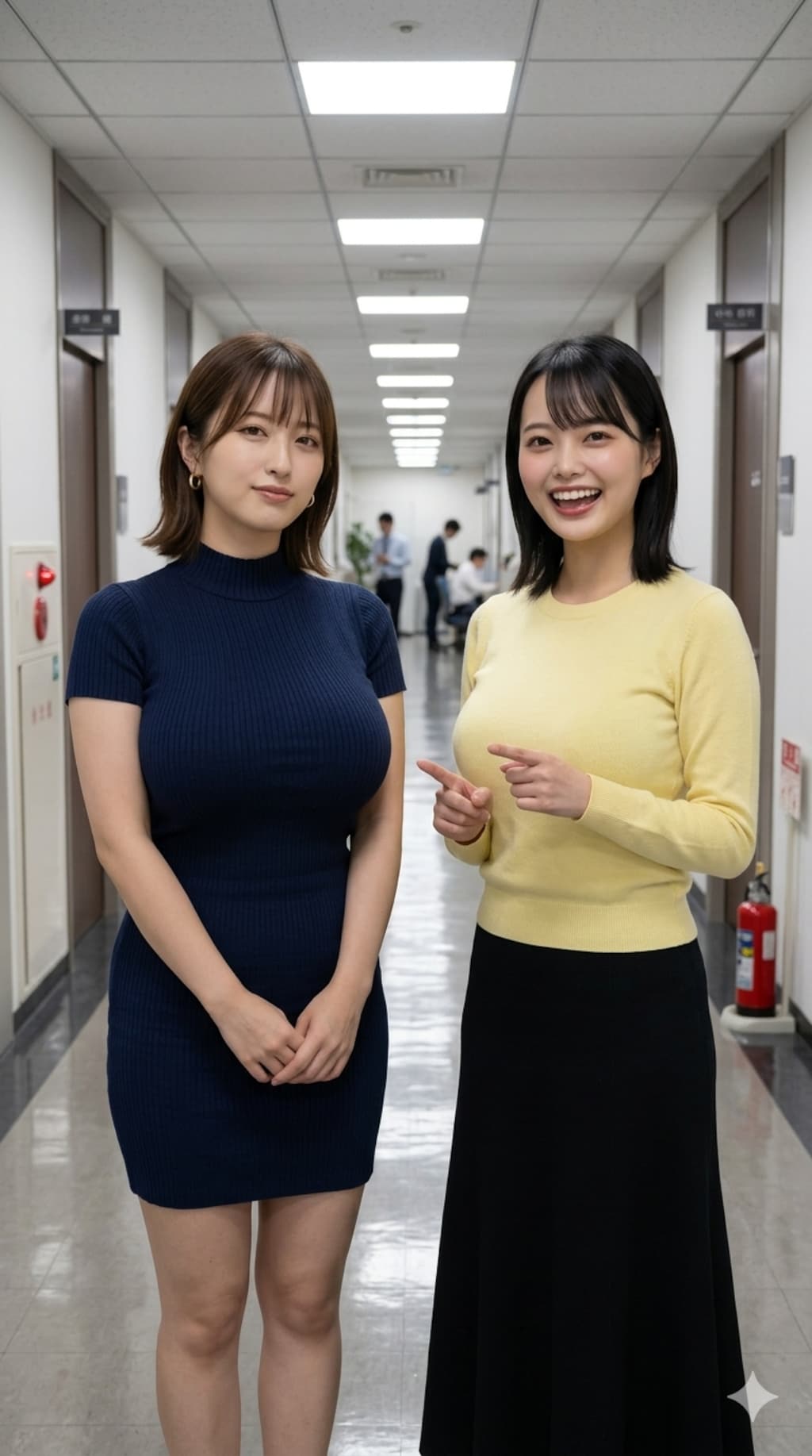 高橋アナ　仲良し後輩と