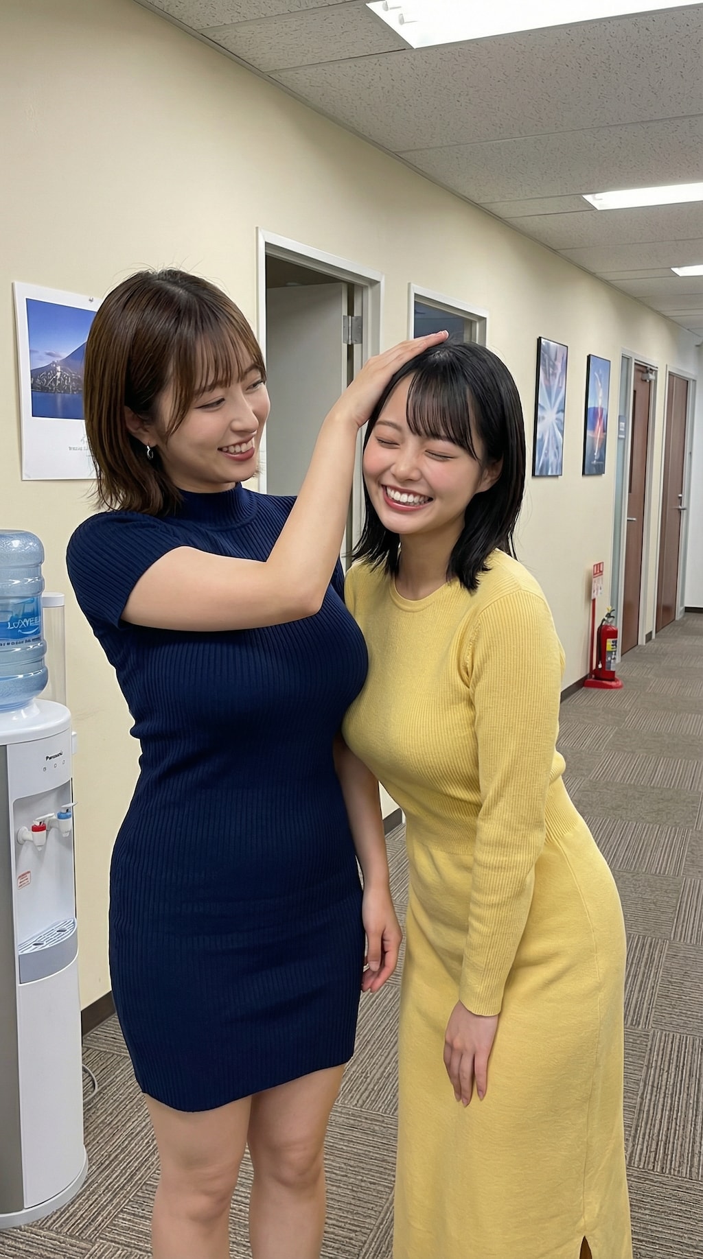 高橋アナ　仲良し後輩と