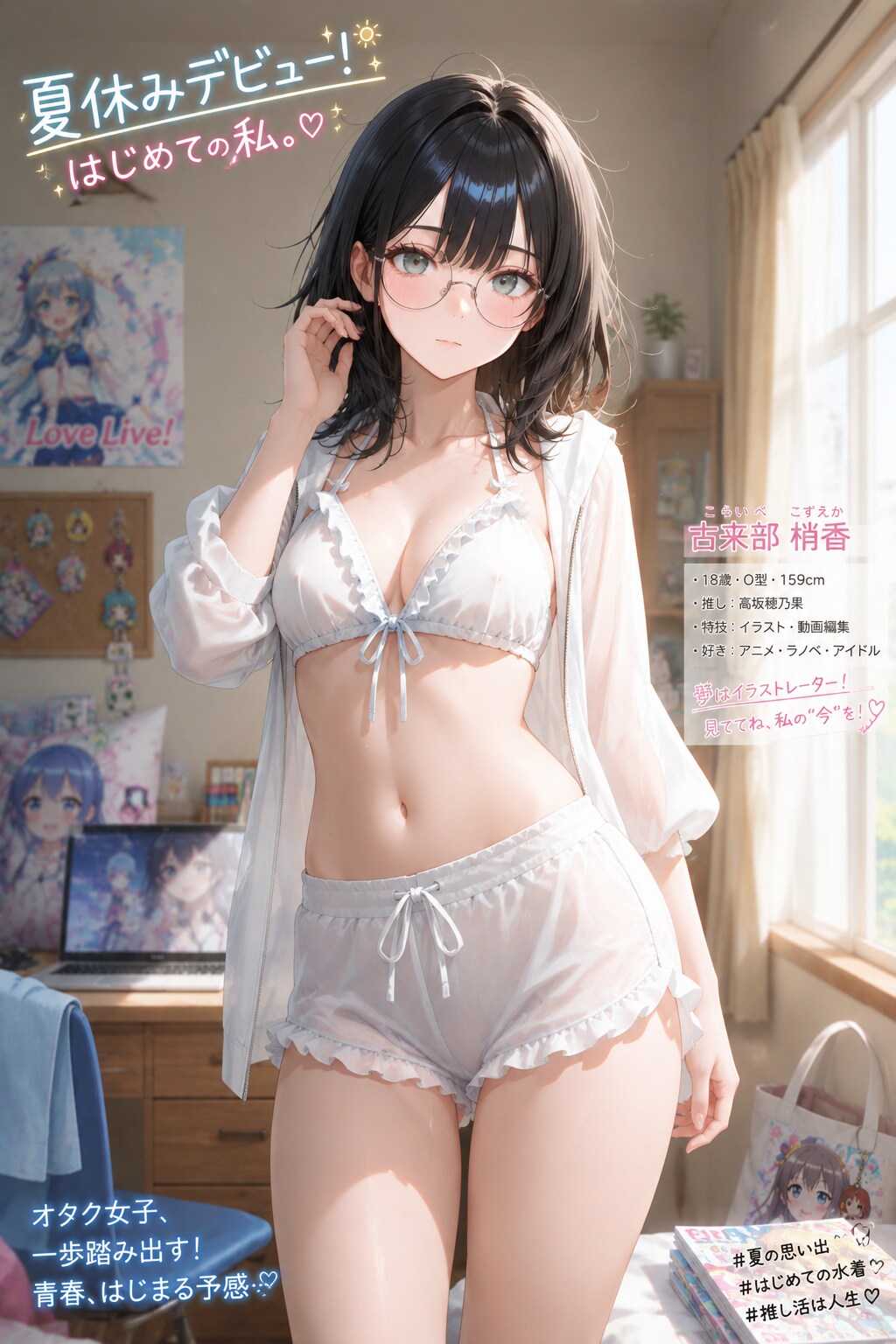 古来部梢香の夏休みデビュー