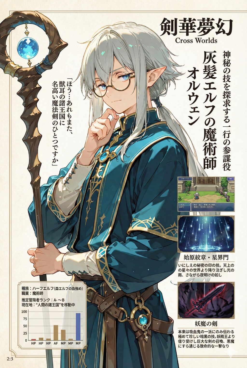 巡礼騎士シリーズメンバー追加：妄想ゲーム『剣華夢幻 Cross Worlds』