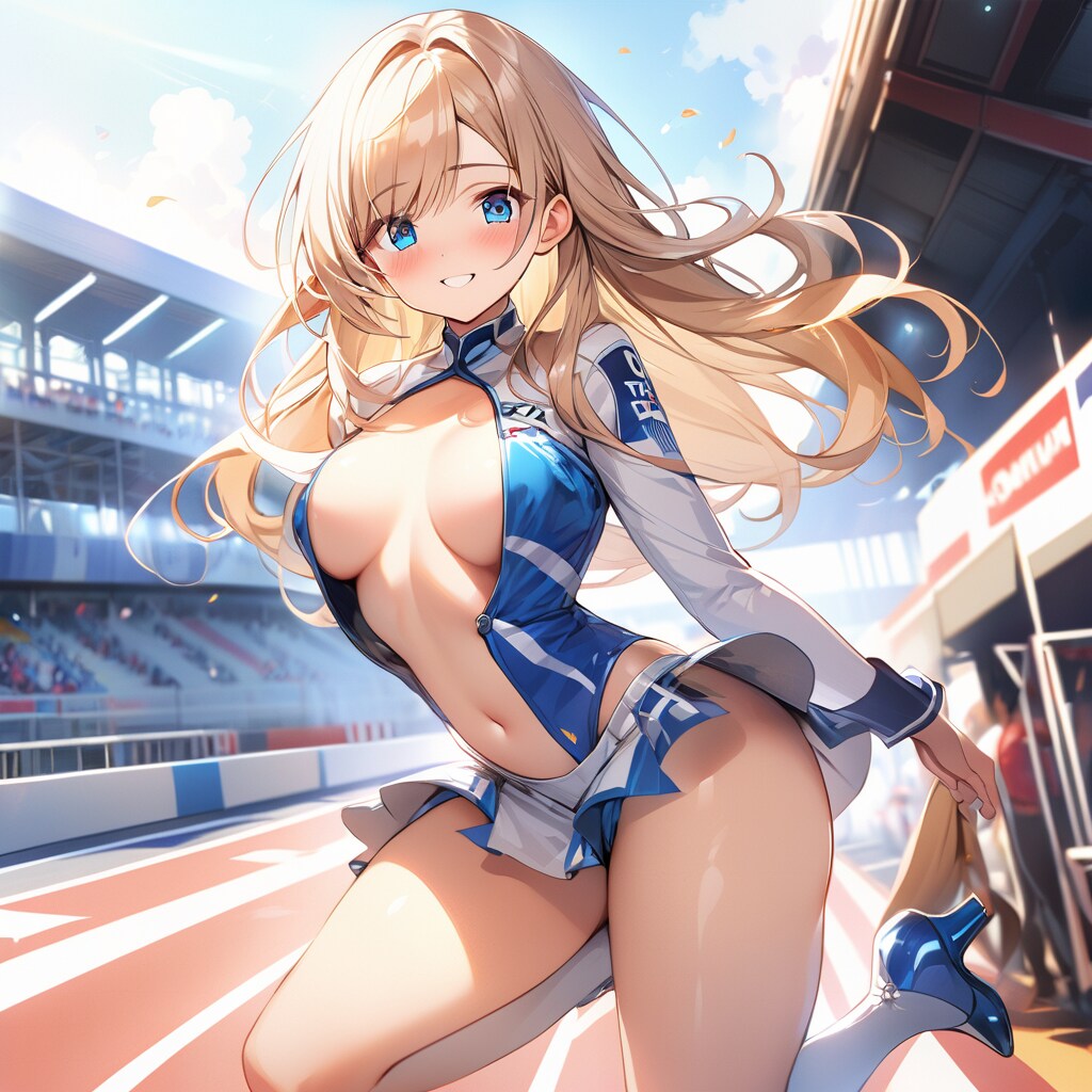 大胆すぎるレースクイーン
