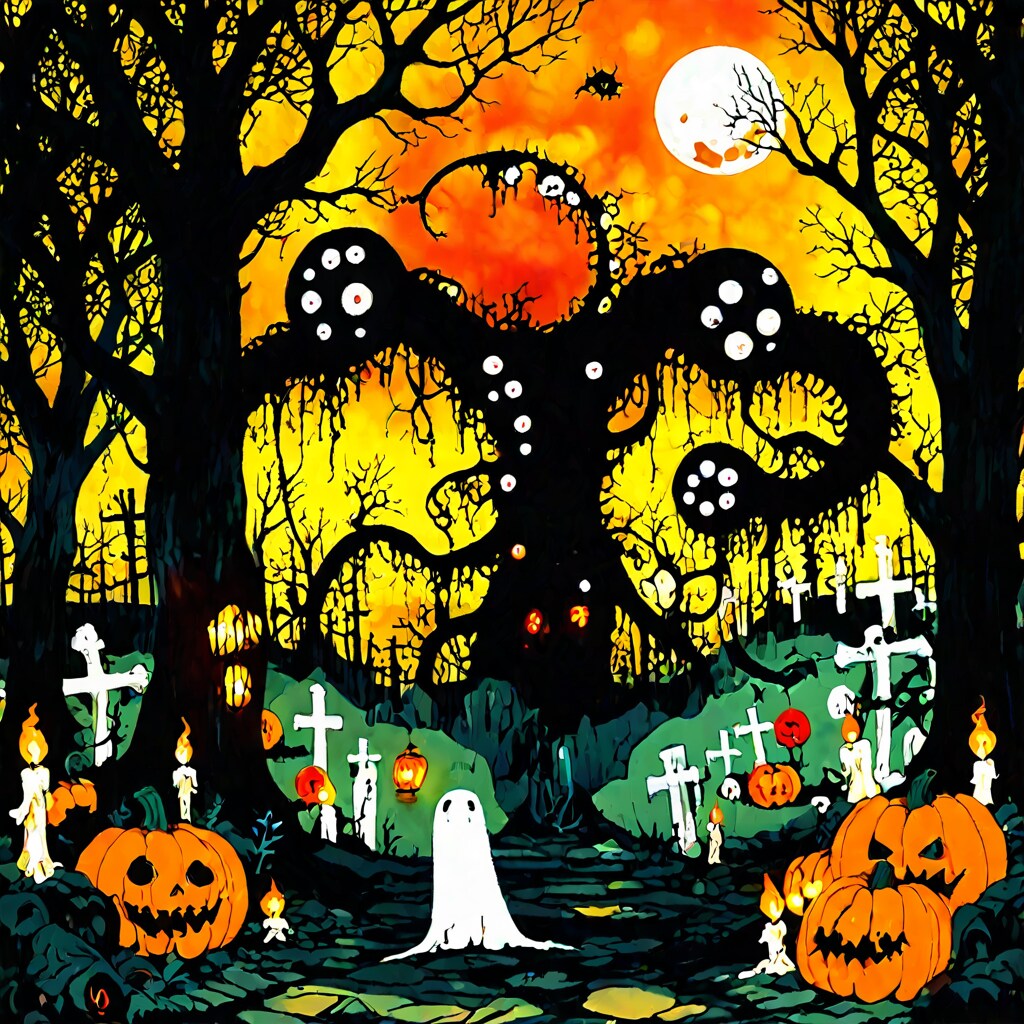 ハロウィンの怪物