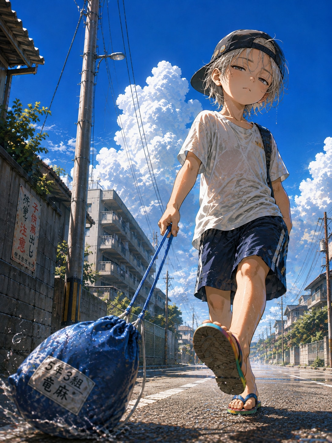 竜麻は、あの夏、蹴ったバッグの重さを思い出す。