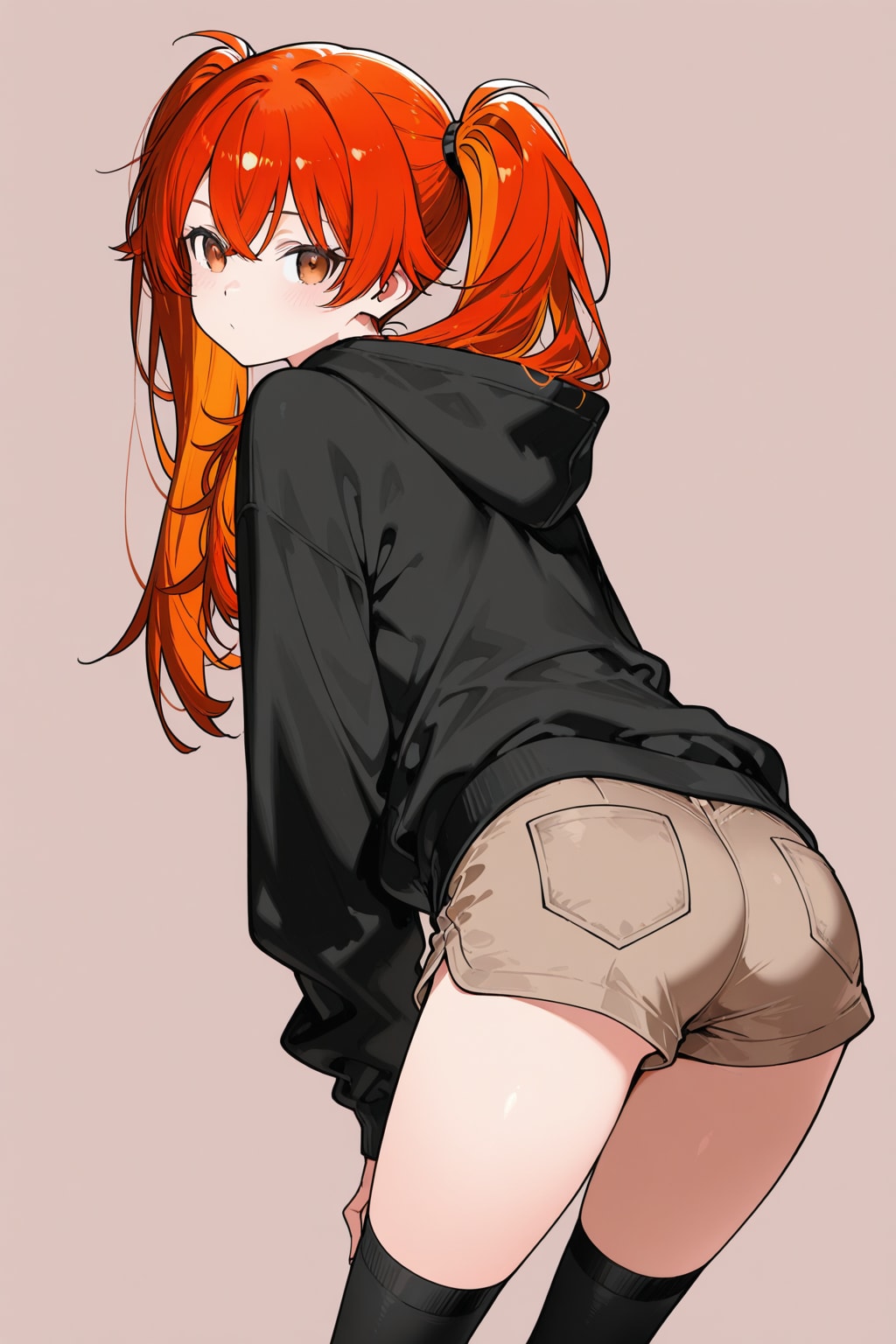 赤髪ツインテールの女の子