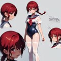 セーラースク水らん子ちゃんカタログ 5枚目