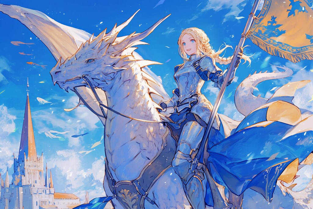 ドラゴンと少女（竜騎士）118