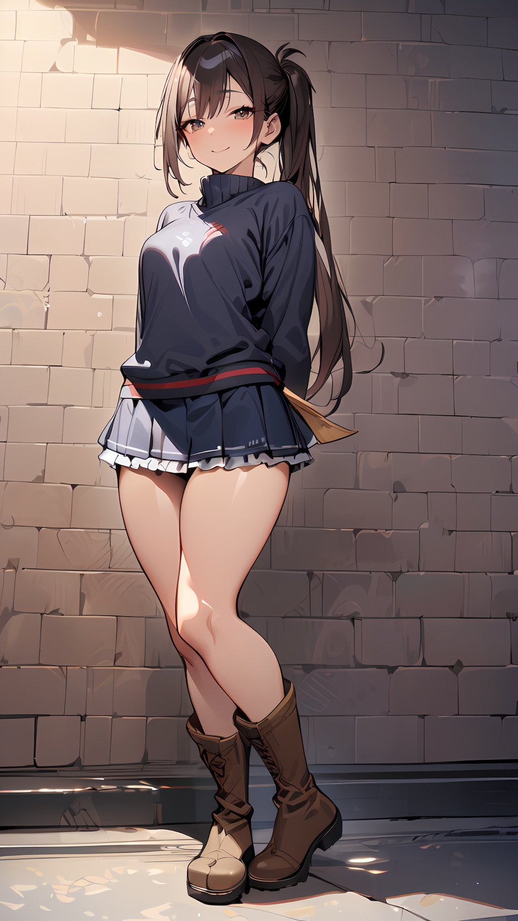 ポニテ＆ブーツ