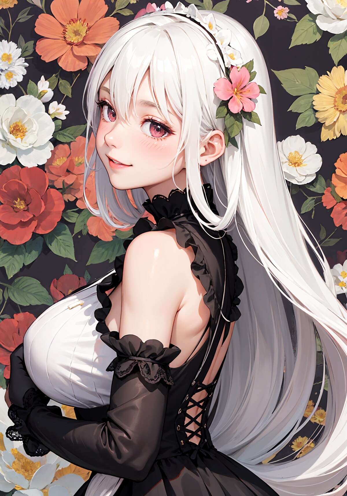 花とメイド