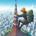 東京タワーに挑戦 2枚目