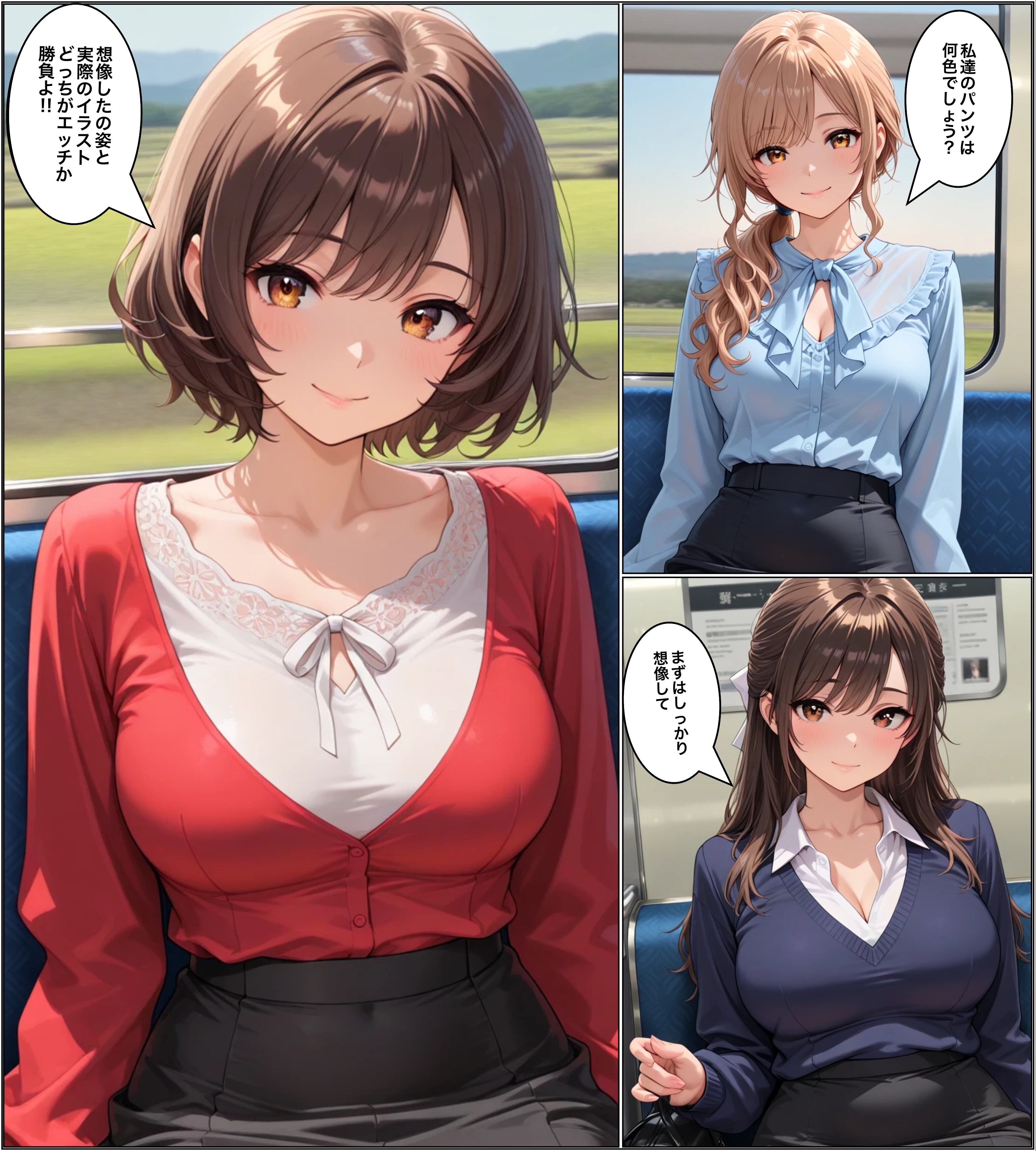 パンチラクイズ漫画