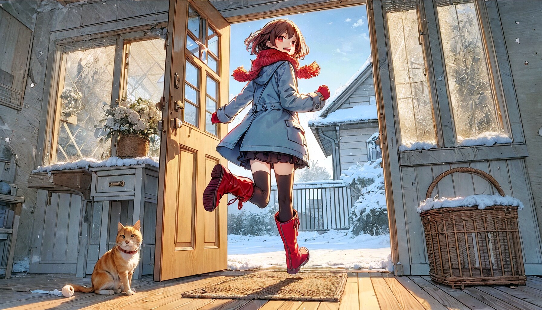 雪と少女72 | の人気AIイラスト・グラビア