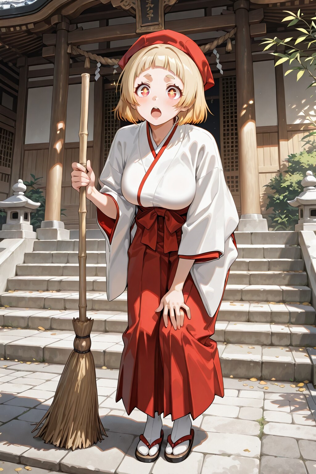 巫女姿に見えなくて没(>.<)