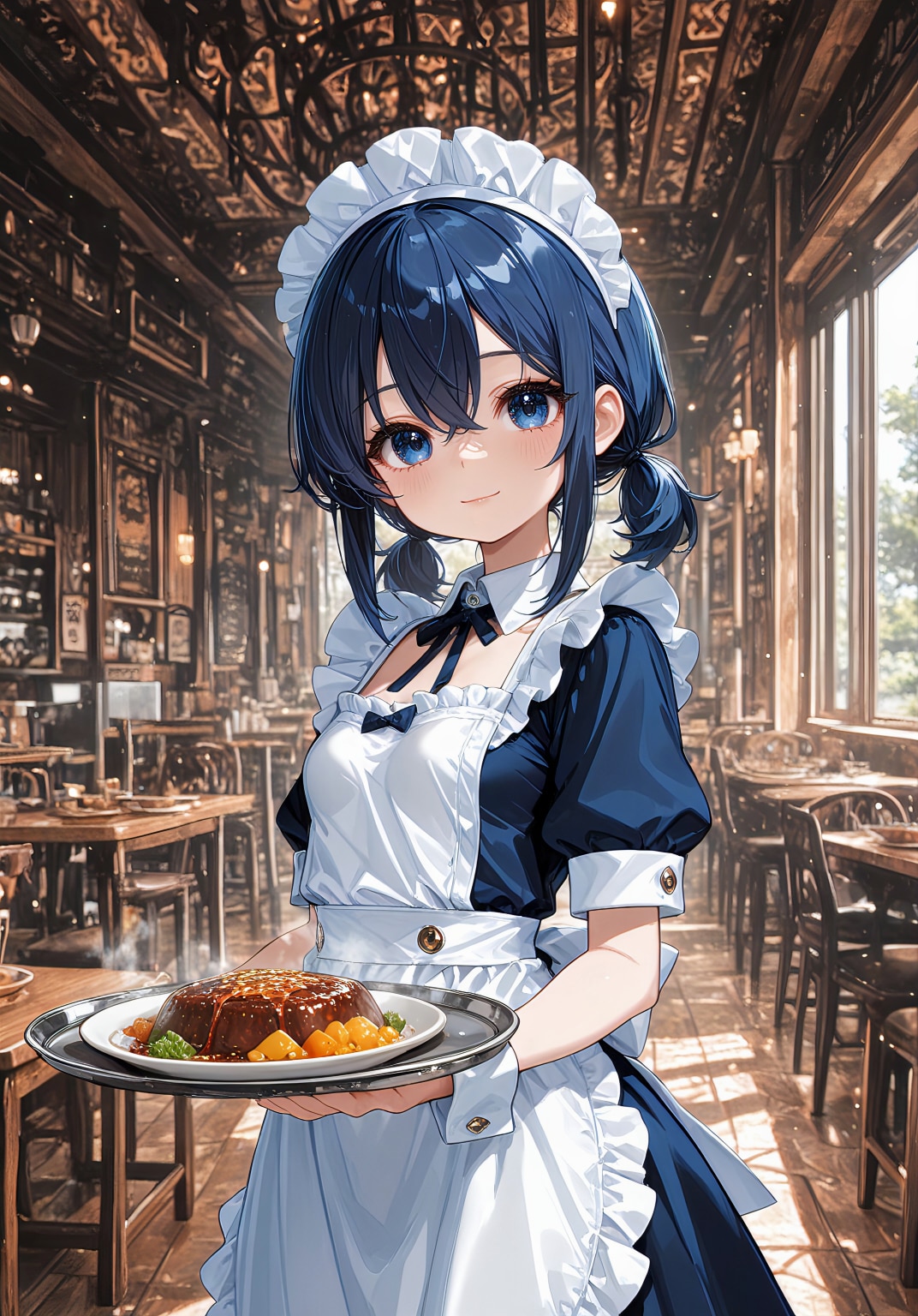 お待たせしました、特製ハンバーグです