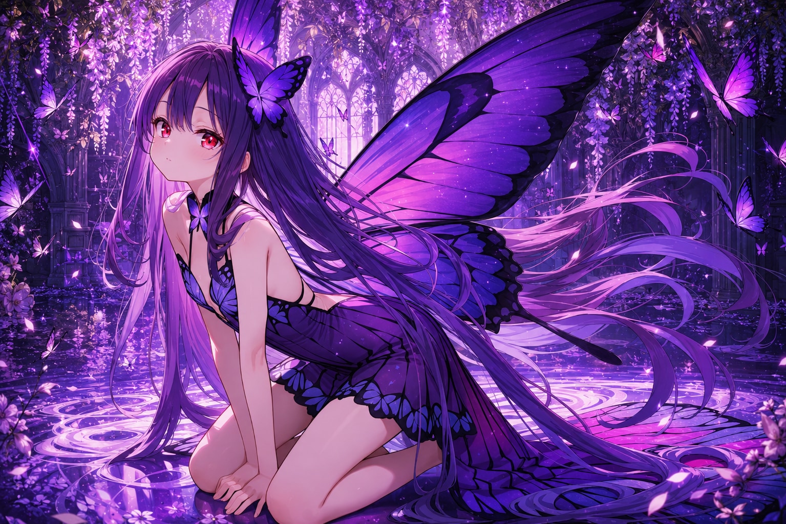 幻想庭園 | の人気AIイラスト・グラビア