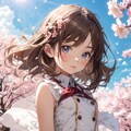 桜の女の子 2枚目