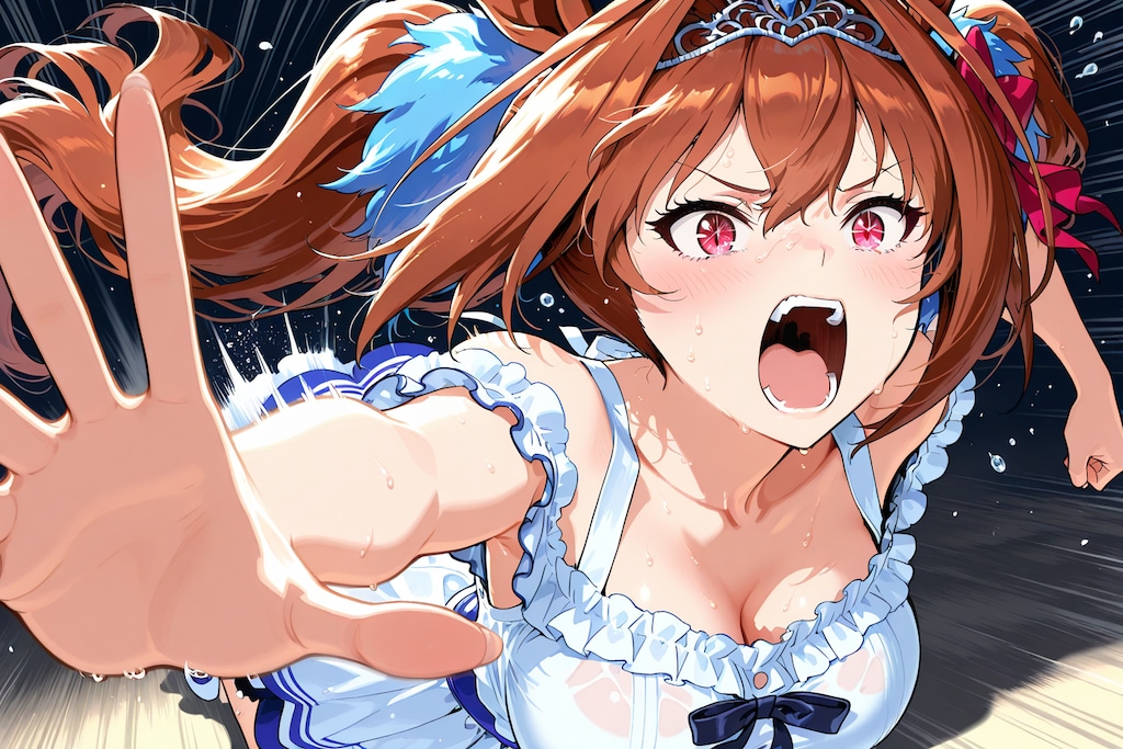 ダスカ　レース中ショット