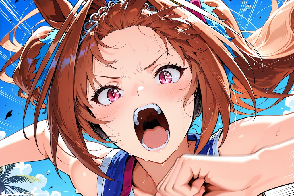 ダスカ　レース中ショット