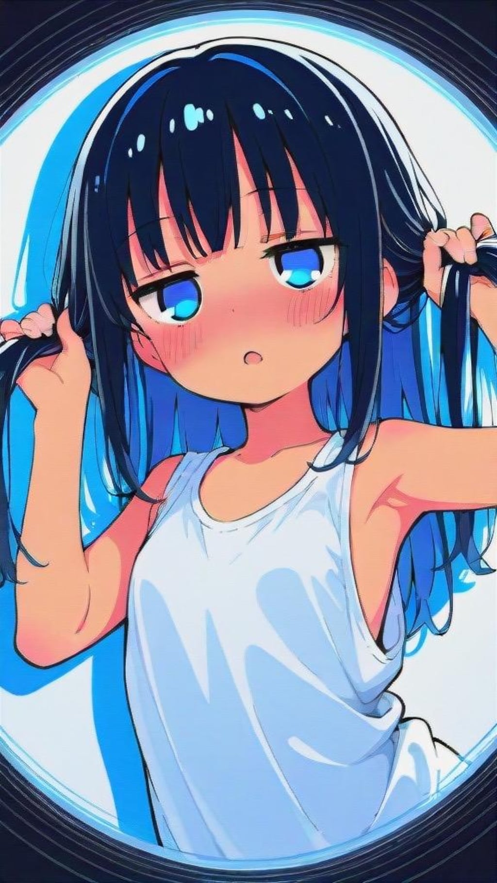 bunching hair