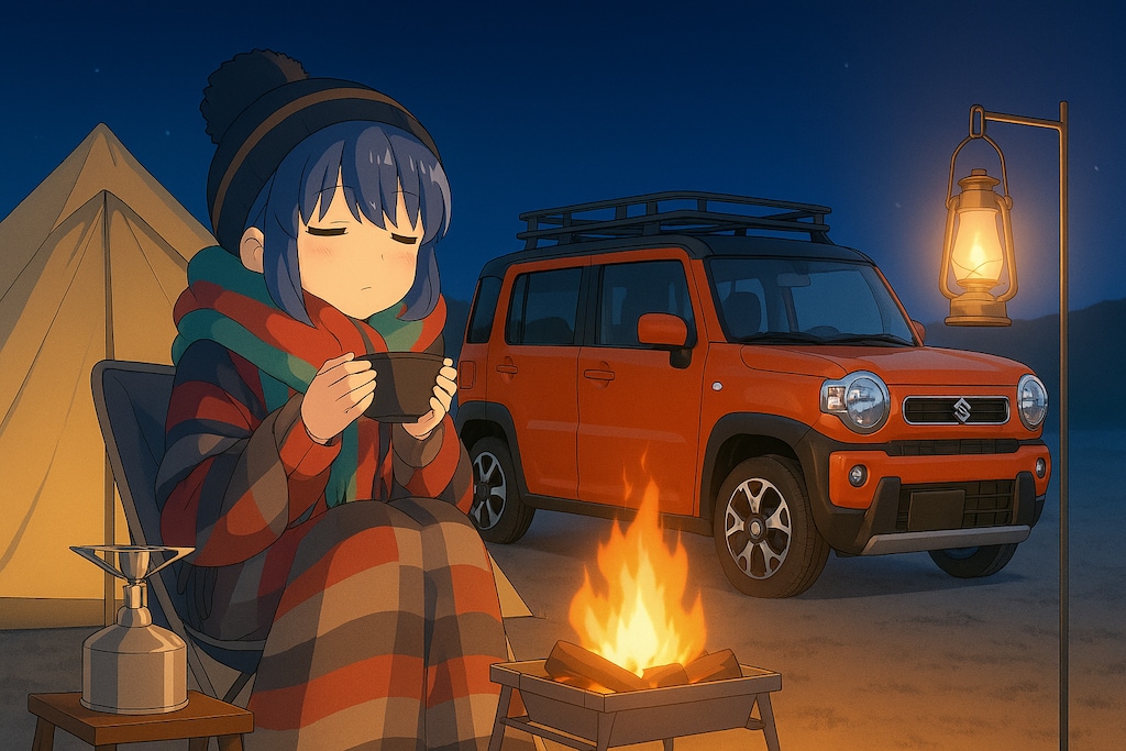 ハスラーでキャンプ