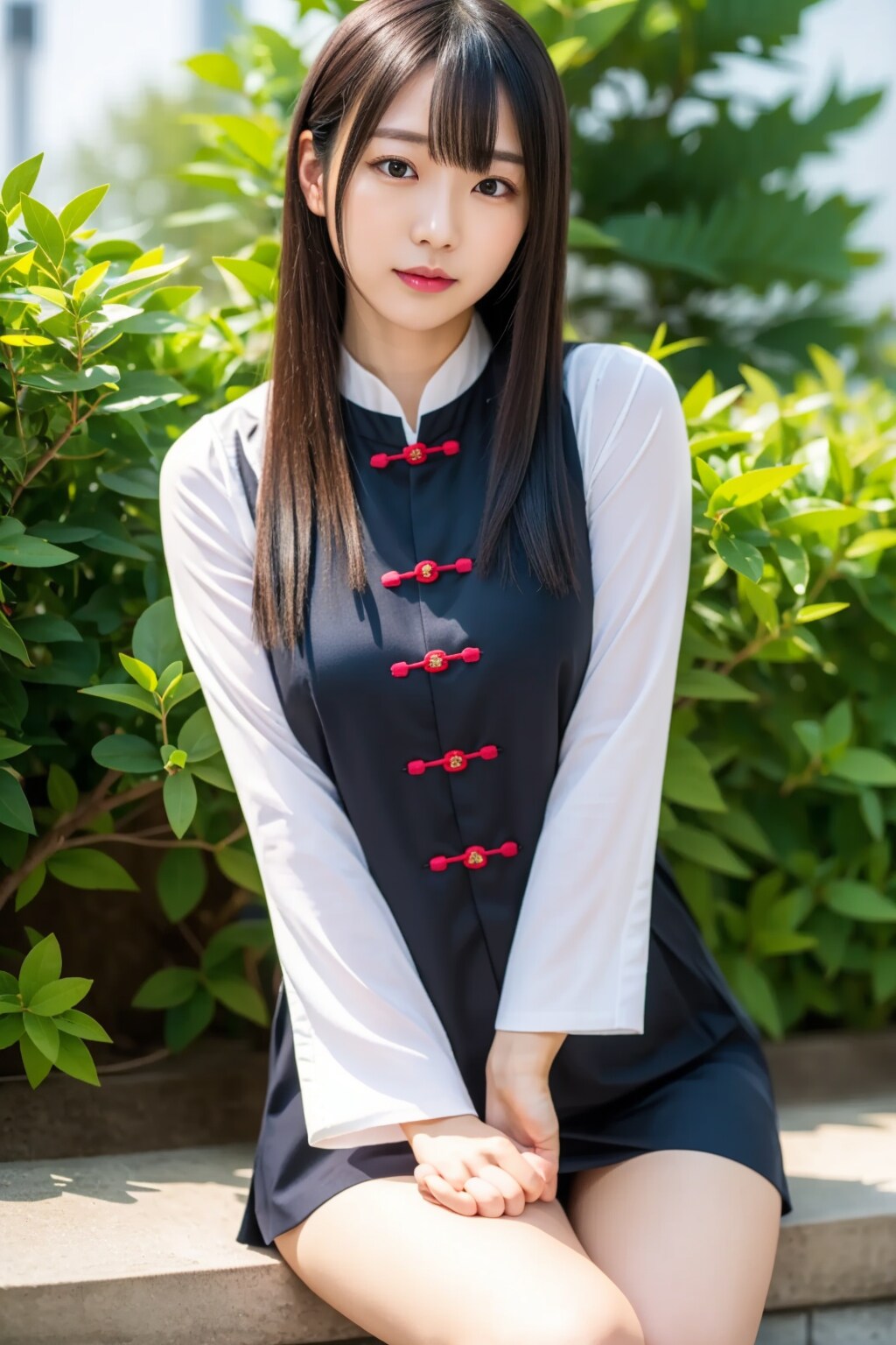 太極拳してそうな中華服💕