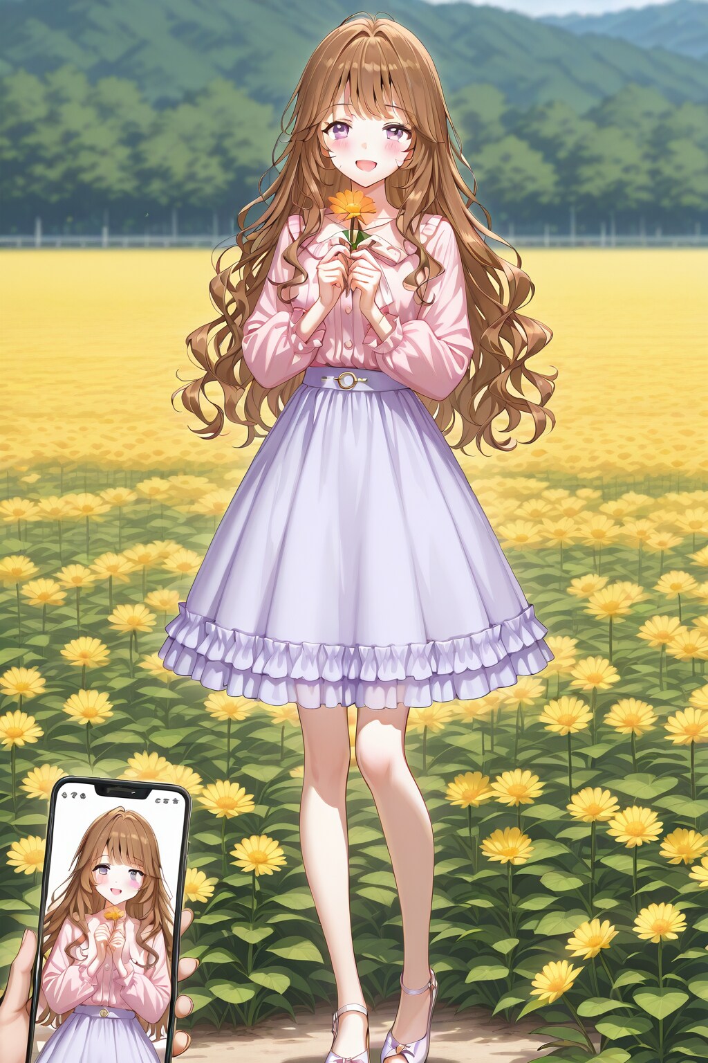 黄色いお花畑