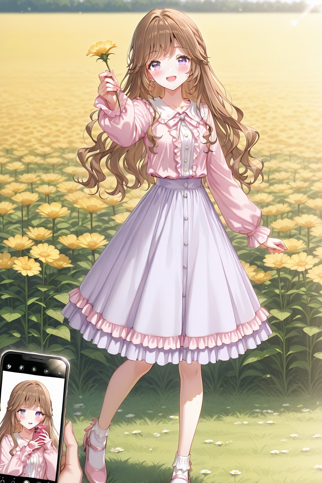 黄色いお花畑