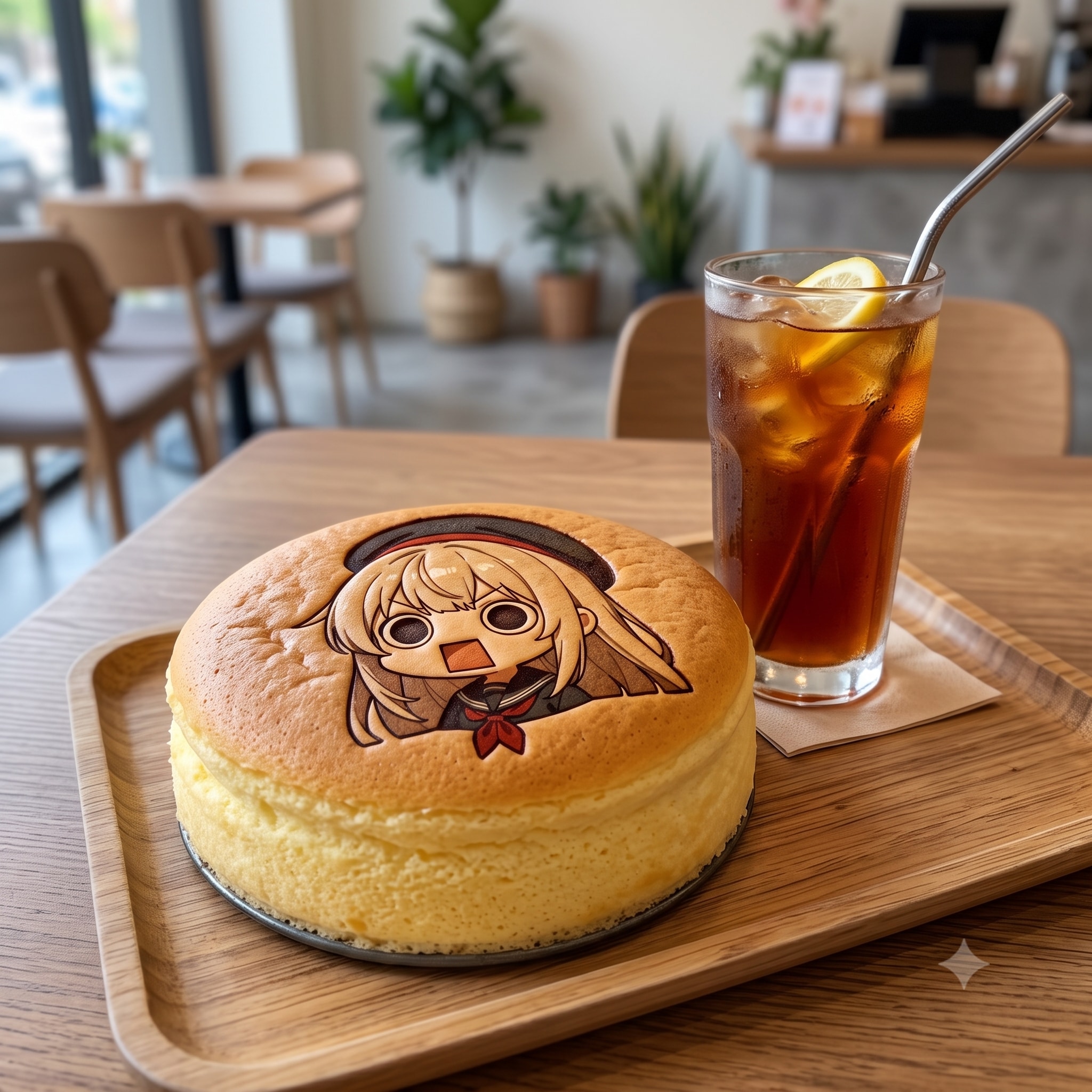 デザートのえらいこっちゃ嬢印のチーズスフレ