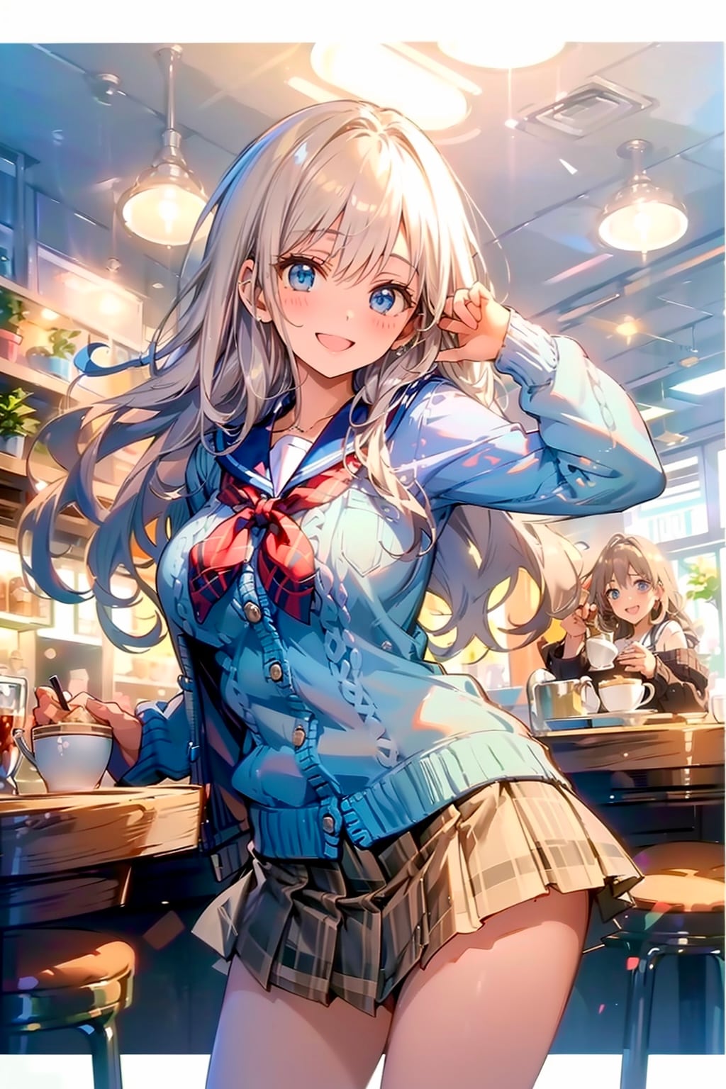 カフェデート | の人気AIイラスト・グラビア