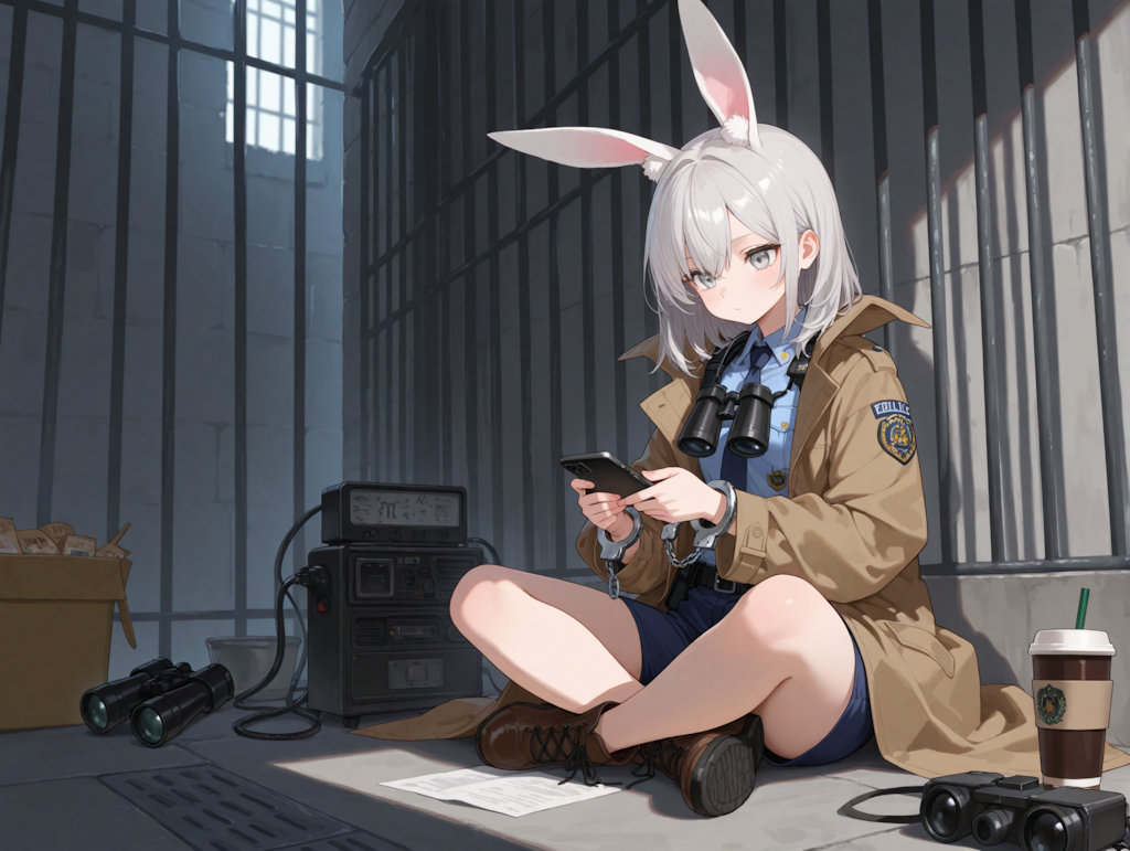 休憩中のセラちゃん