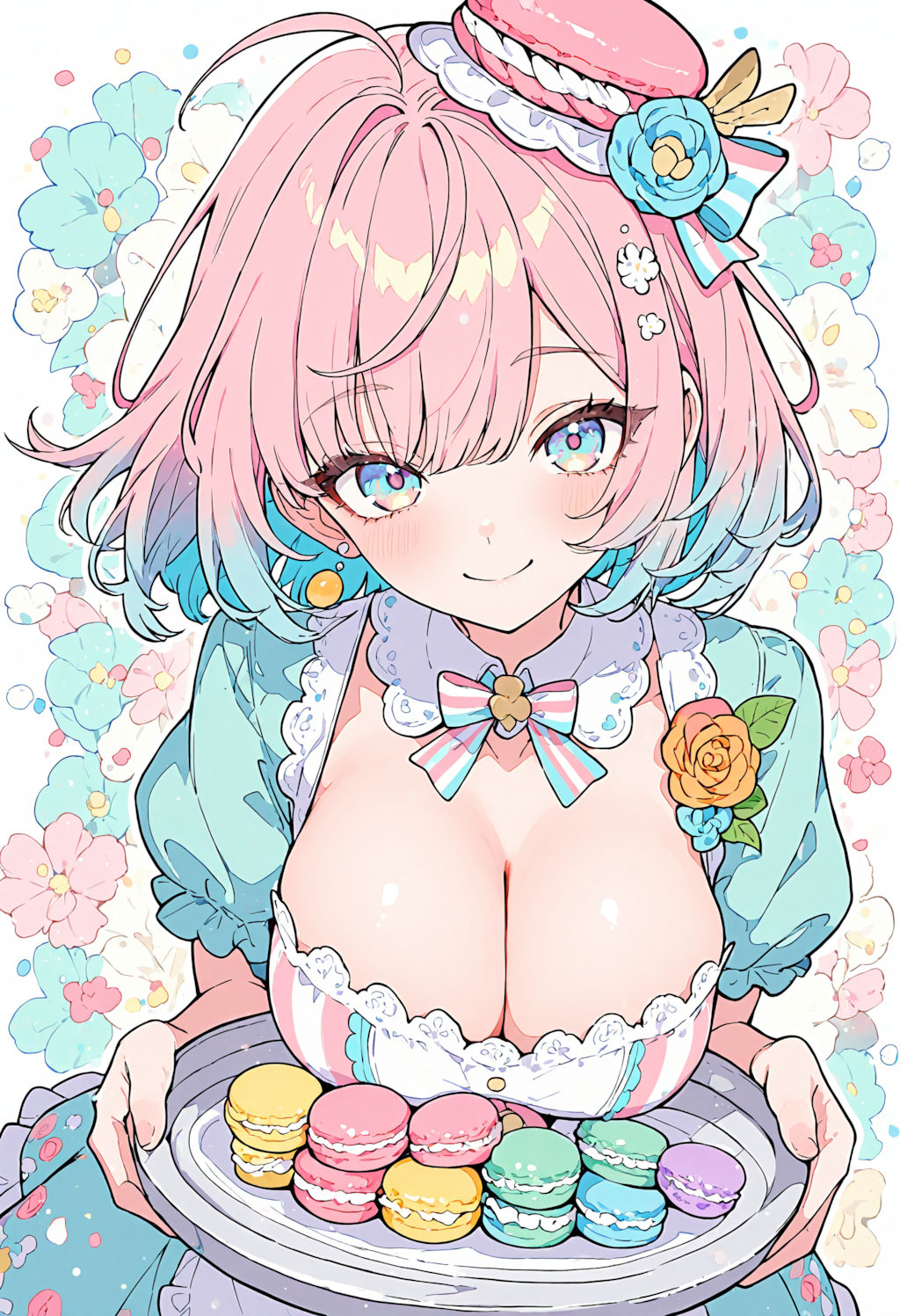 マカロンをお届けに来ました🍩