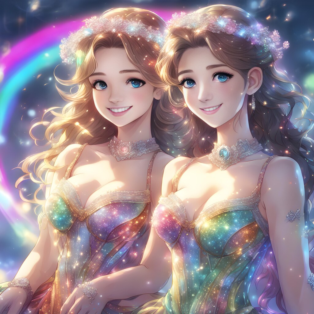 月の世界に住む王女姉妹