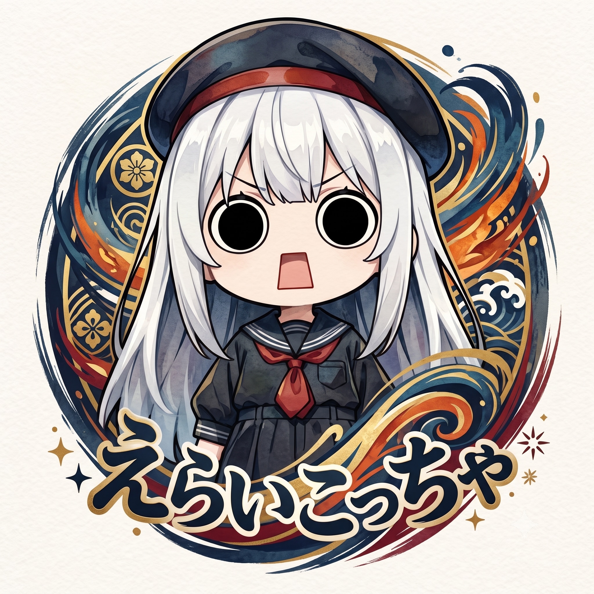ロゴマークえらいこっちゃ嬢