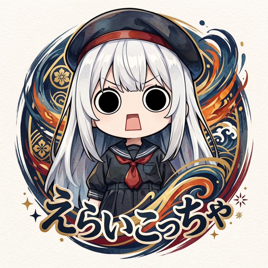 ロゴマークえらいこっちゃ嬢