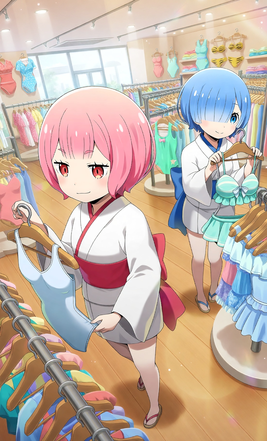姉妹でお出かけ！② | の人気AIイラスト・グラビア